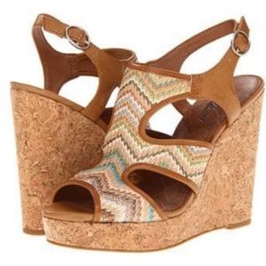 Lucky Brand Riedel 2 corkscrew wedge sandal